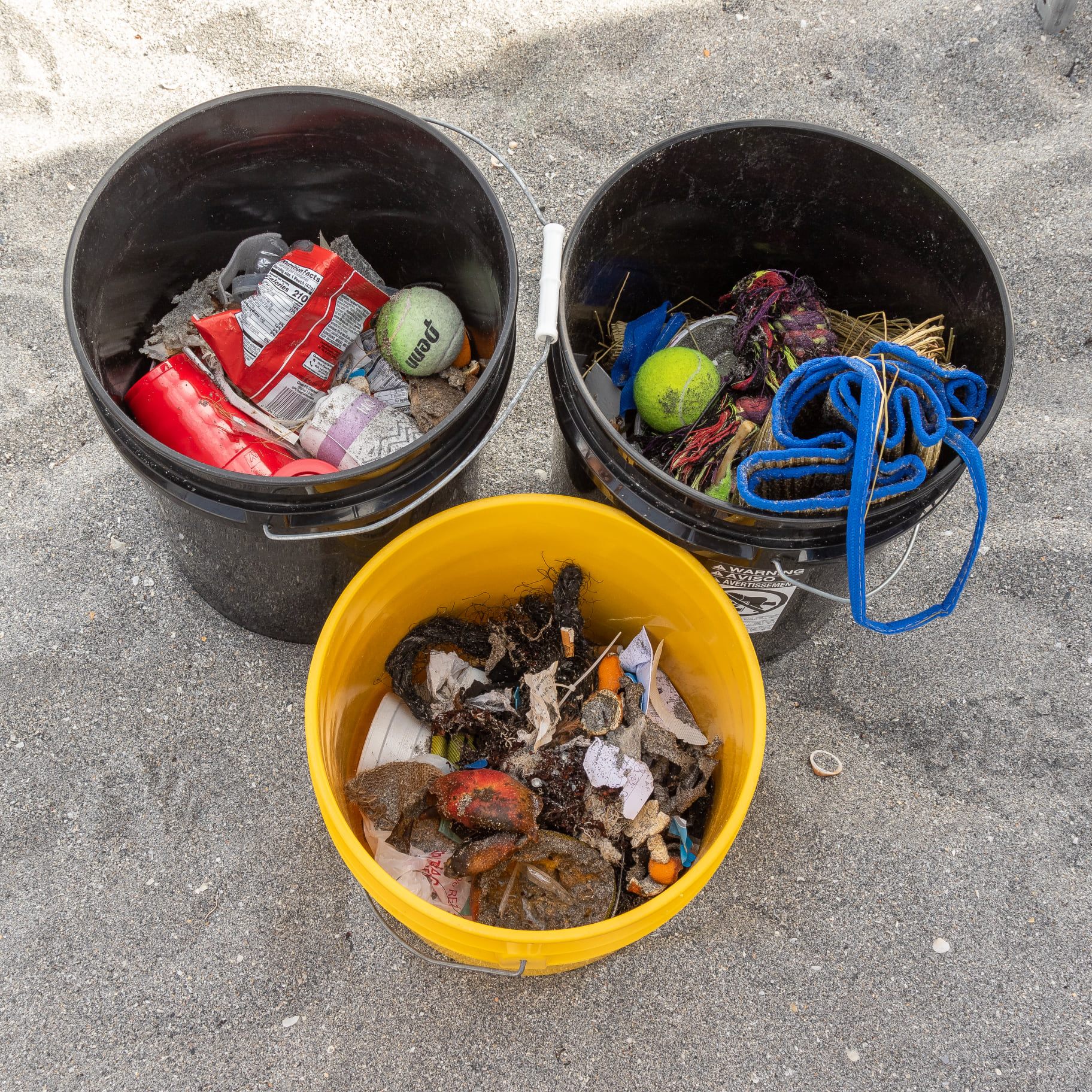 PB Buckets of trash